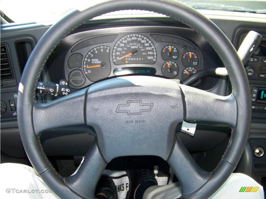 2006 Silverado 1500 LS Extended Cab - Dark Green Metallic / Dark Charcoal photo #13