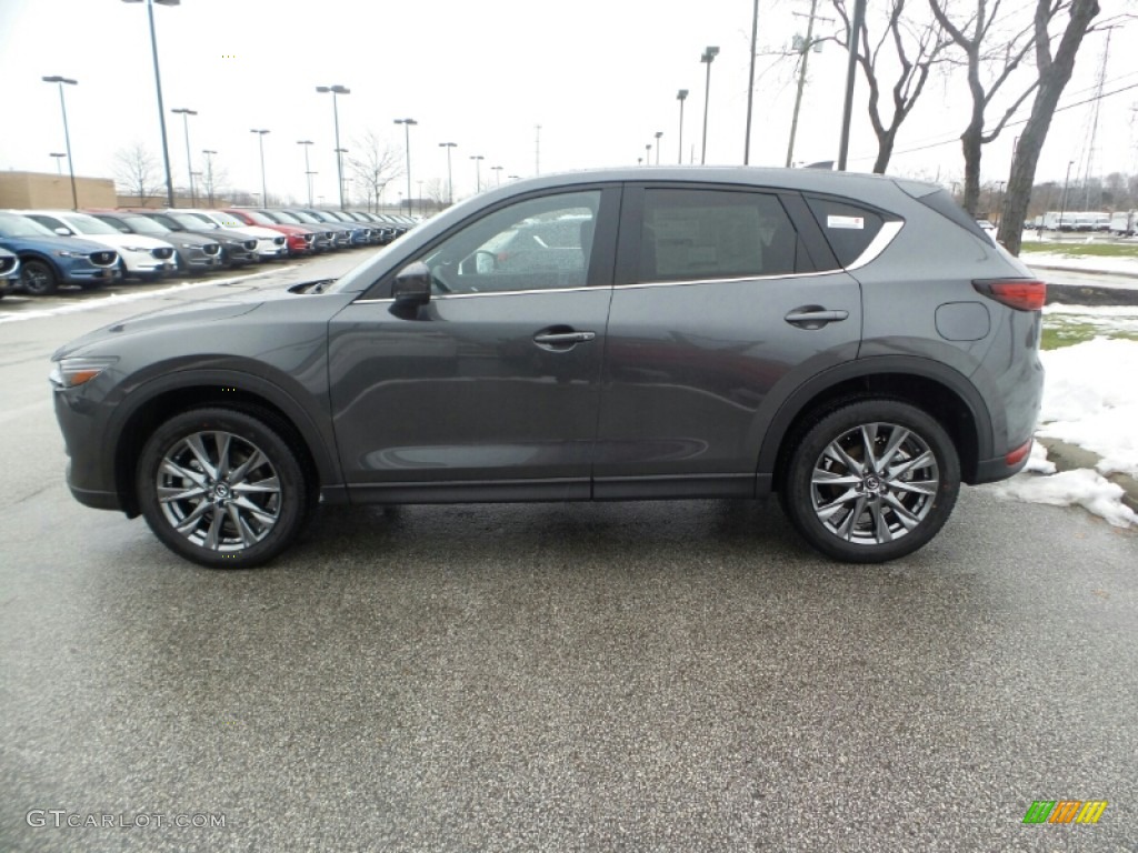 Machine Gray Metallic 2020 Mazda CX-5 Signature AWD Exterior Photo #136965213