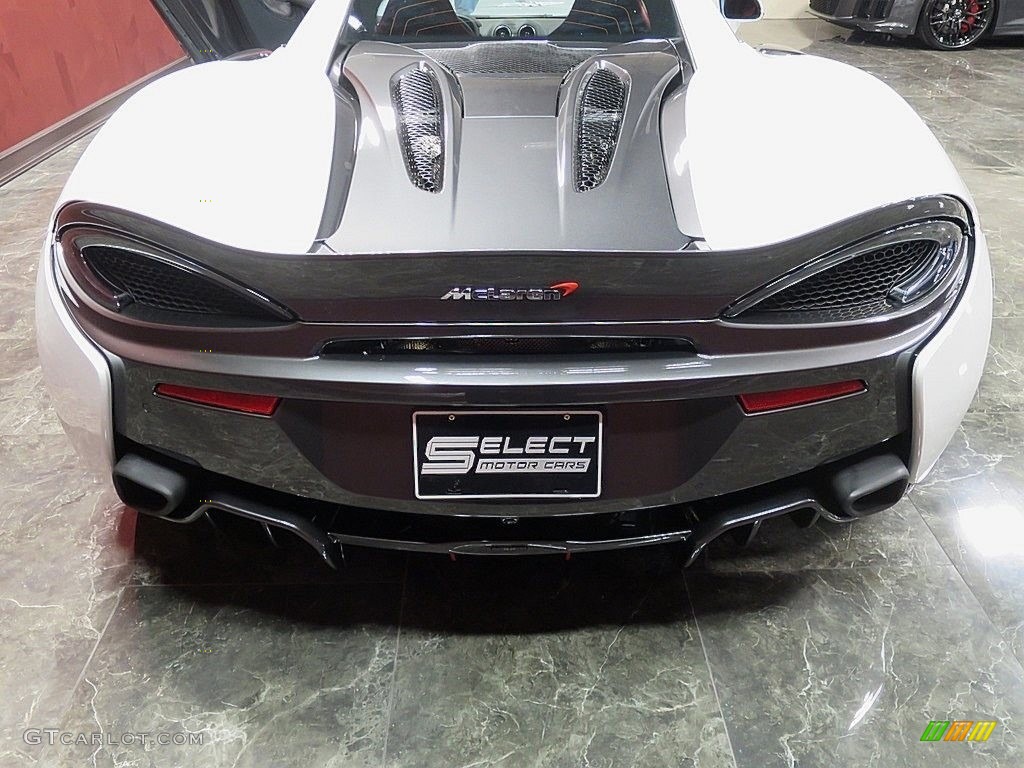 2019 570S Coupe - Silica White / Jet Black/Apex Red photo #6