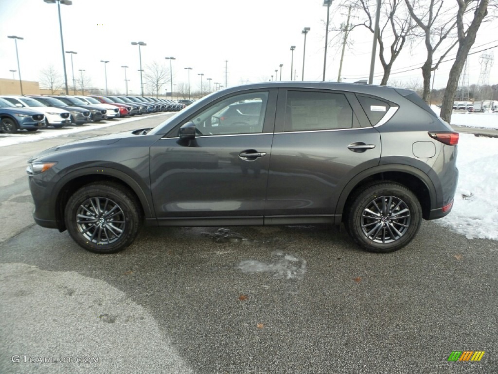 Machine Gray Metallic 2020 Mazda CX-5 Touring AWD Exterior Photo #136965492