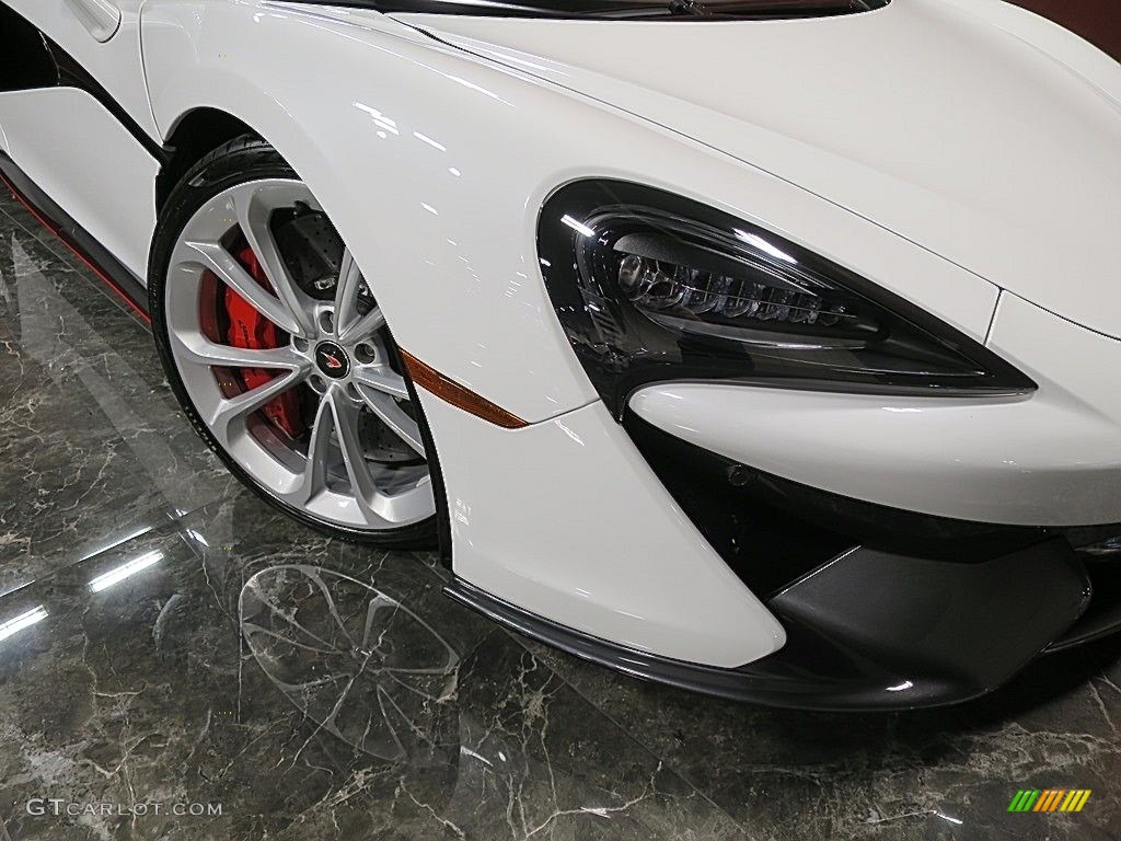 2019 570S Coupe - Silica White / Jet Black/Apex Red photo #10