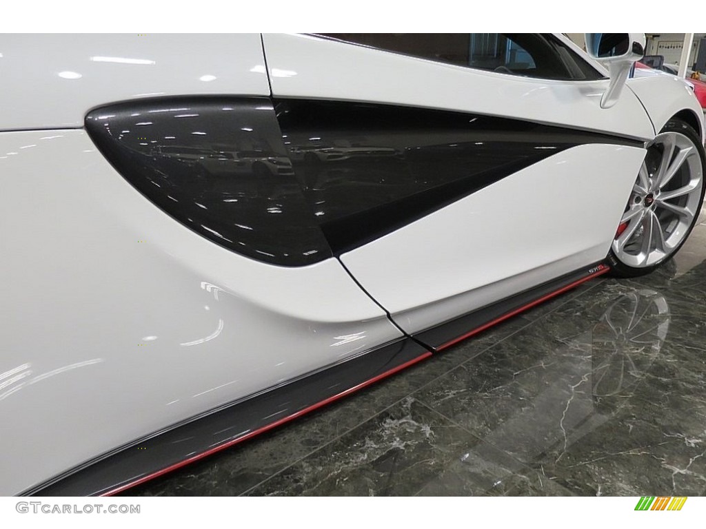 2019 570S Coupe - Silica White / Jet Black/Apex Red photo #13