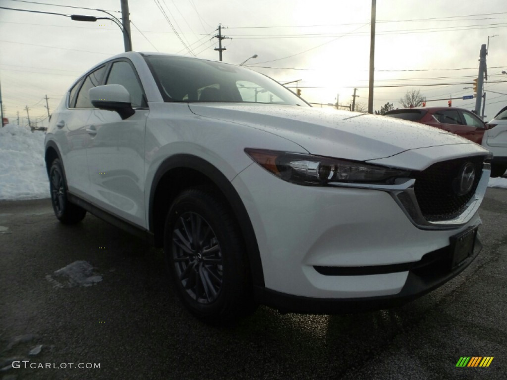 2020 CX-5 Touring AWD - Snowflake White Pearl / Black photo #1