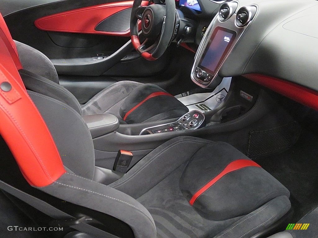 2019 570S Coupe - Silica White / Jet Black/Apex Red photo #19