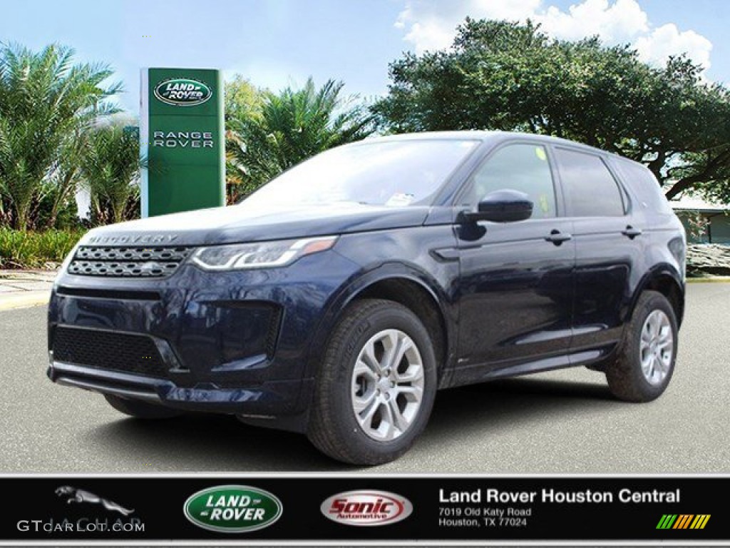 2020 Discovery Sport S R-Dynamic - Portofino Blue Metallic / Light Oyster/Ebony photo #1