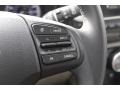 2020 Hyundai Venue Black/Gray Interior Steering Wheel Photo