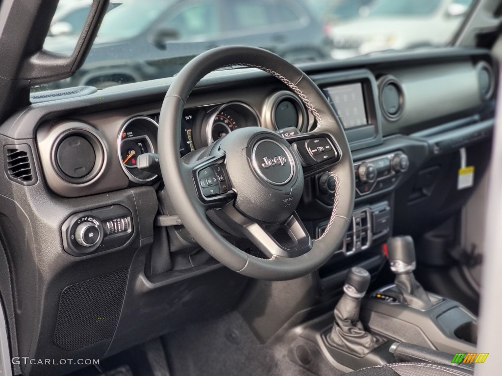 2020 Jeep Wrangler Unlimited Sport 4x4 Black Dashboard Photo #136968747