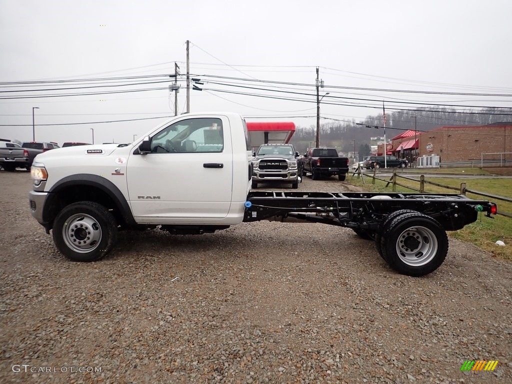 2020 5500 Tradesman Regular Cab 4x4 Chassis - Bright White / Black/Diesel Gray photo #2