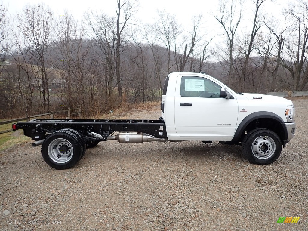 Bright White 2020 Ram 5500 Tradesman Regular Cab 4x4 Chassis Exterior Photo #136971156