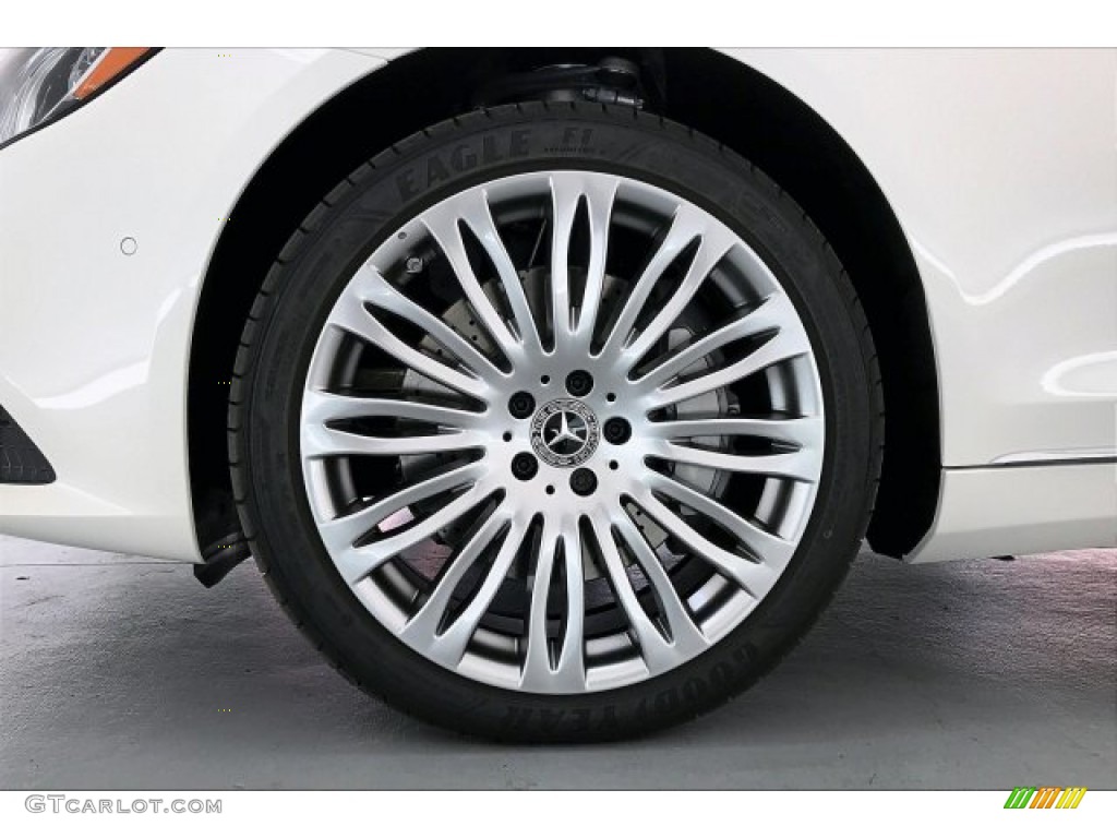 2020 S 560 Sedan - designo Diamond White Metallic / Porcelain/Black photo #9