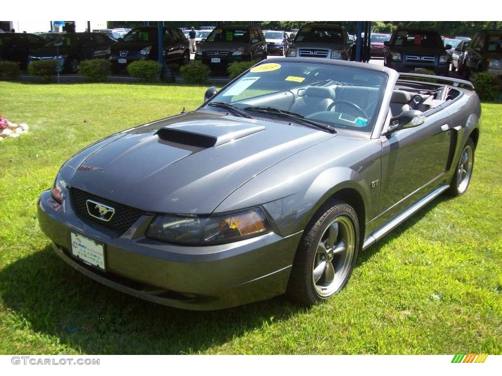 2003 Mustang GT Convertible - Dark Shadow Grey Metallic / Medium Graphite photo #21