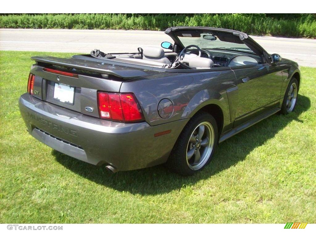 2003 Mustang GT Convertible - Dark Shadow Grey Metallic / Medium Graphite photo #23