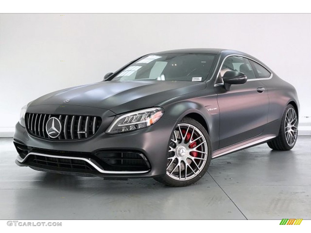 designo Graphite Grey Magno (Matte) 2020 Mercedes-Benz C AMG 63 S Coupe Exterior Photo #136974811