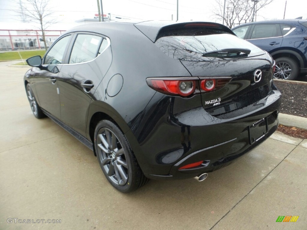 2020 MAZDA3 Hatchback AWD - Jet Black Mica / Black photo #5
