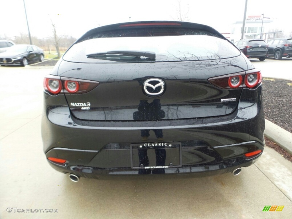 2020 MAZDA3 Hatchback AWD - Jet Black Mica / Black photo #6