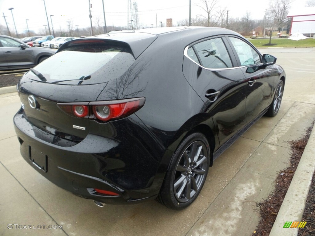2020 MAZDA3 Hatchback AWD - Jet Black Mica / Black photo #7