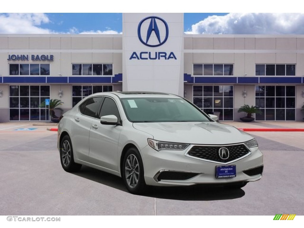 2020 TLX Technology Sedan - Platinum White Pearl / Ebony photo #1