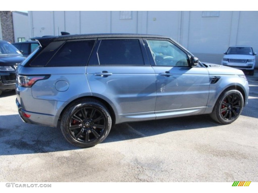 2020 Range Rover Sport HSE Dynamic - Byron Blue / Eclipse/Ebony photo #6