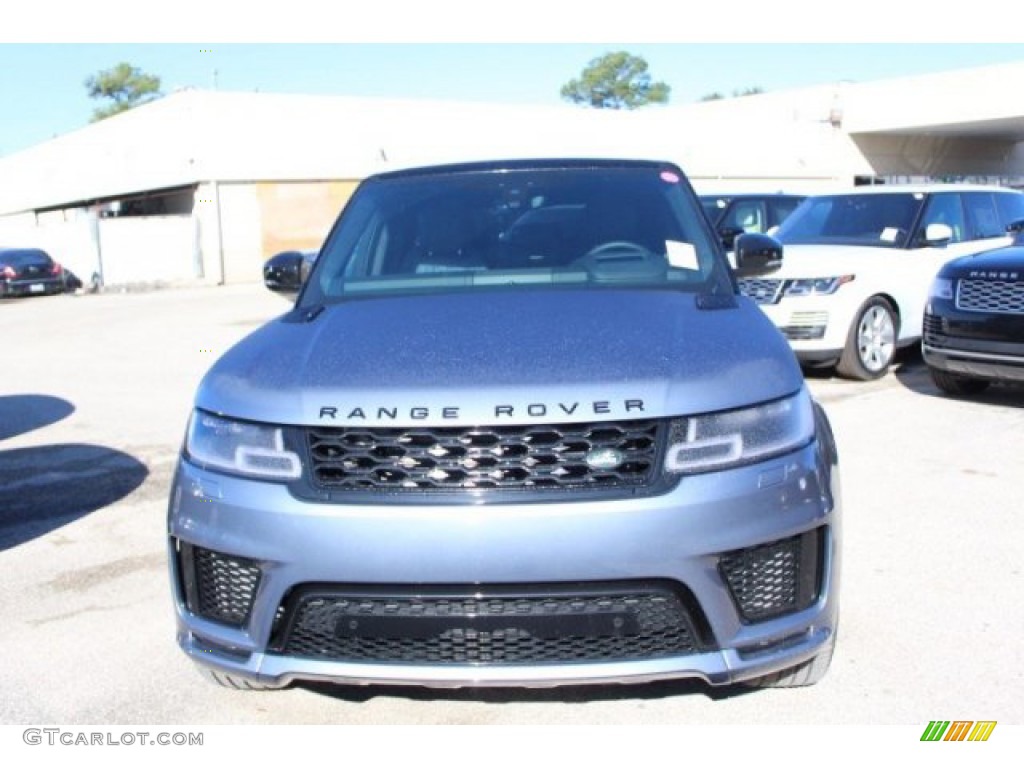 2020 Range Rover Sport HSE Dynamic - Byron Blue / Eclipse/Ebony photo #8
