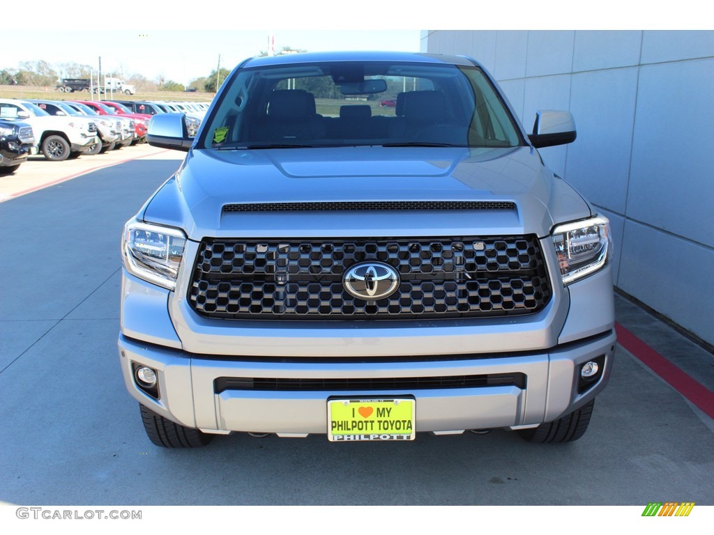 2020 Tundra Platinum CrewMax 4x4 - Silver Sky Metallic / Black photo #3