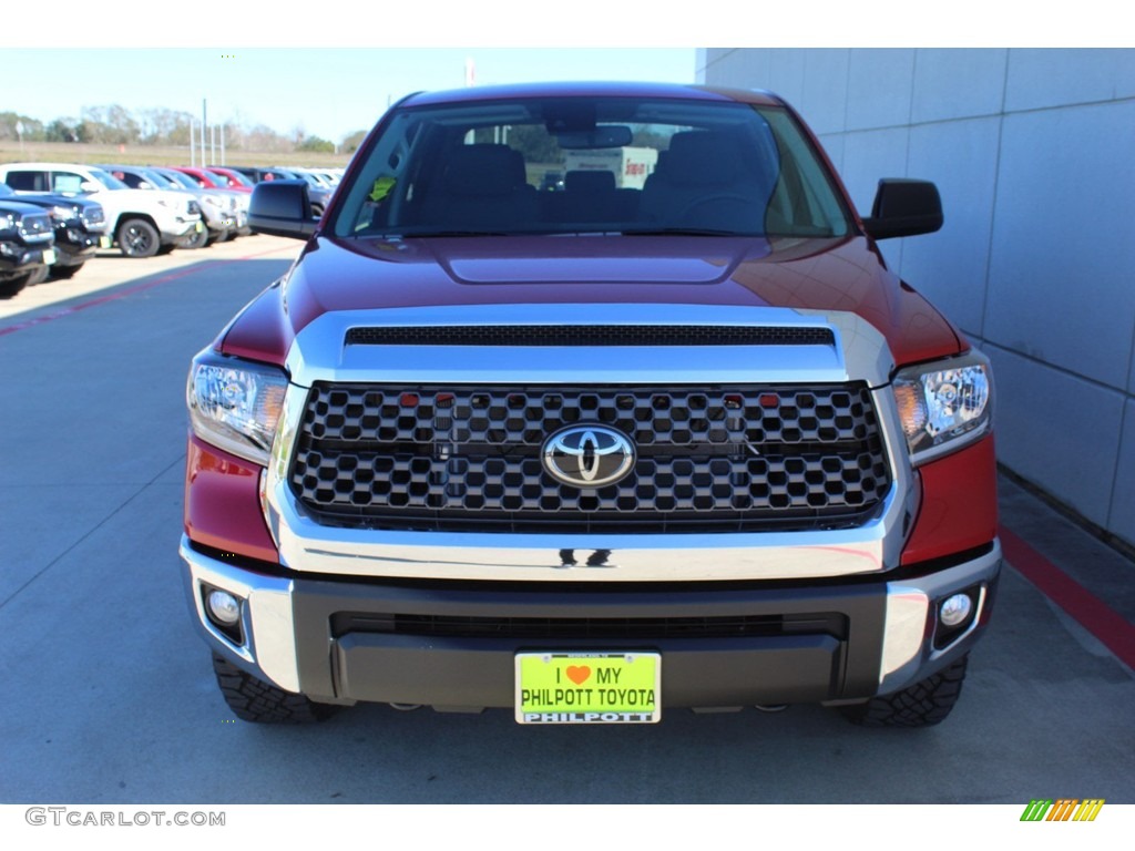 2020 Tundra TSS Off Road CrewMax 4x4 - Barcelona Red Metallic / Graphite photo #3