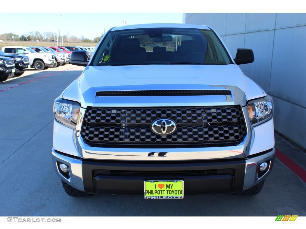 2020 Tundra TSS Off Road CrewMax 4x4 - Super White / Black photo #3