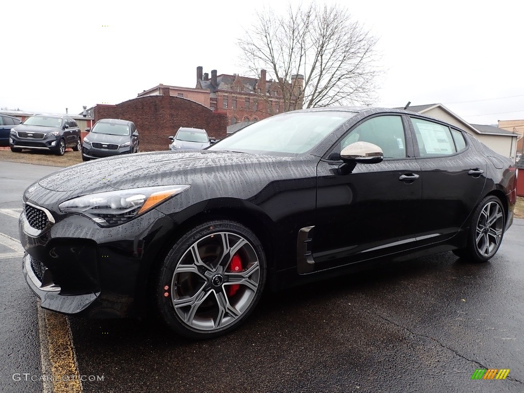 Aurora Black 2020 Kia Stinger GT1 AWD Exterior Photo #136980688