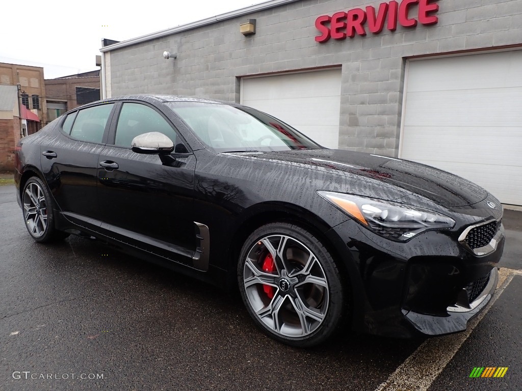 Aurora Black 2020 Kia Stinger GT1 AWD Exterior Photo #136980778