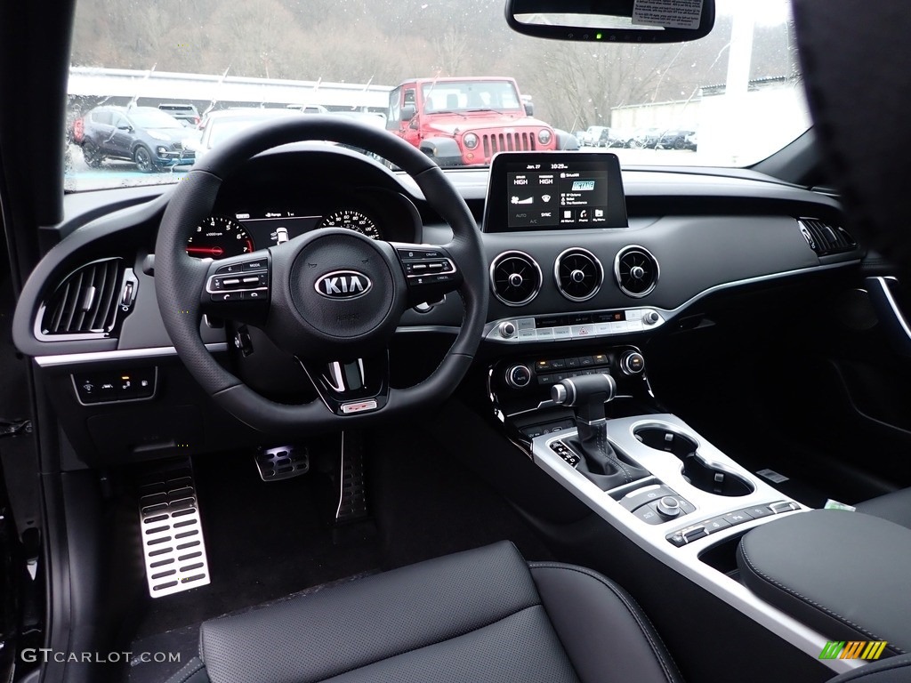 Black Interior 2020 Kia Stinger GT1 AWD Photo #136980898