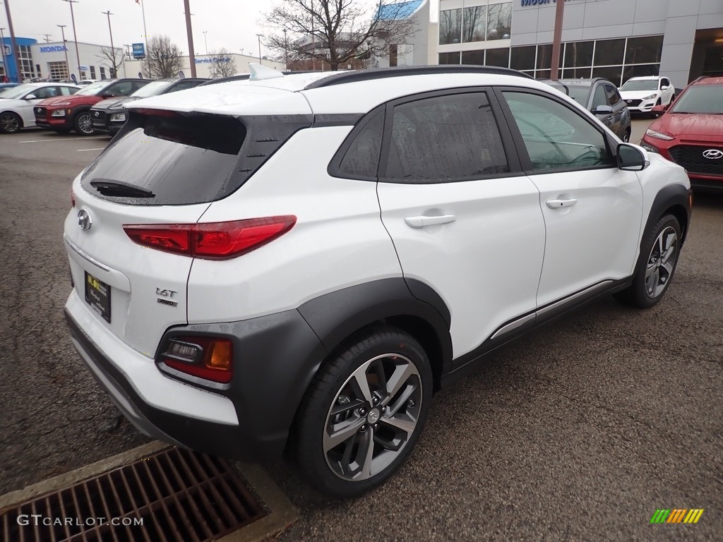 2020 Kona Ultimate AWD - Chalk White / Black photo #2