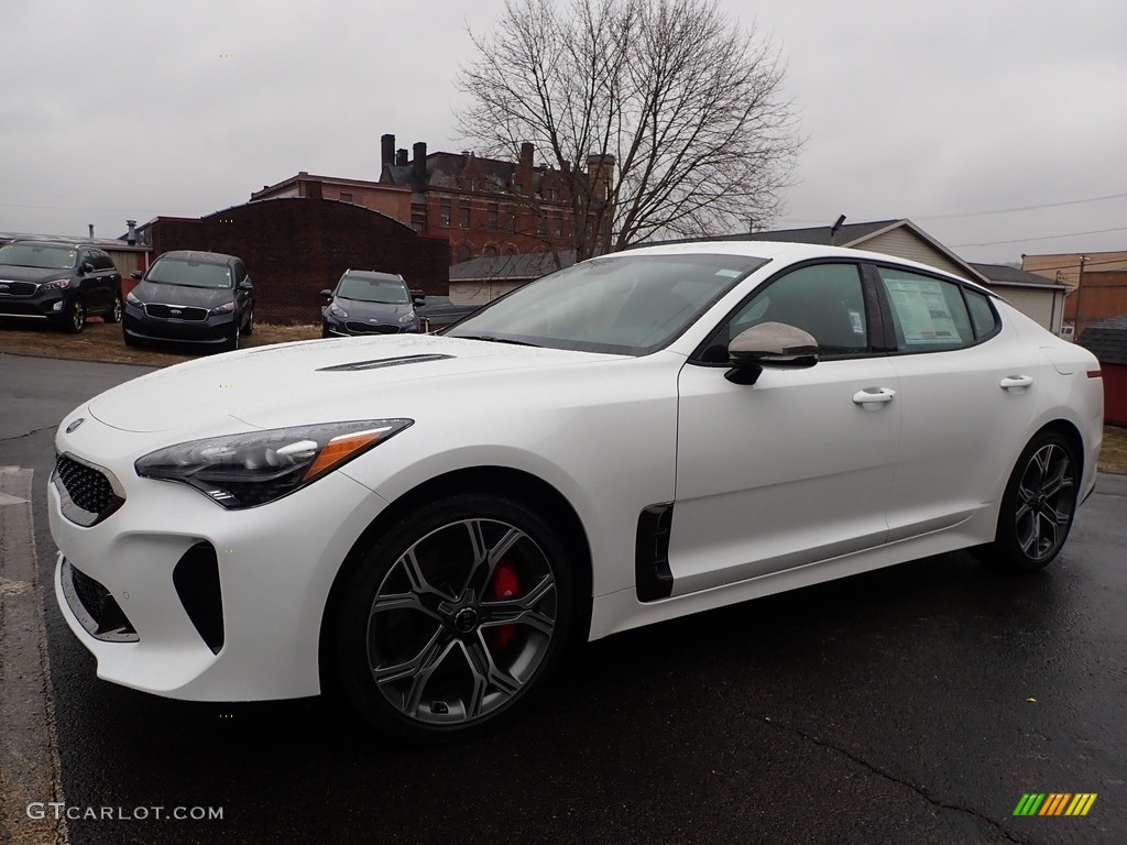 Snow White Pearl 2020 Kia Stinger GT AWD Exterior Photo #136981198