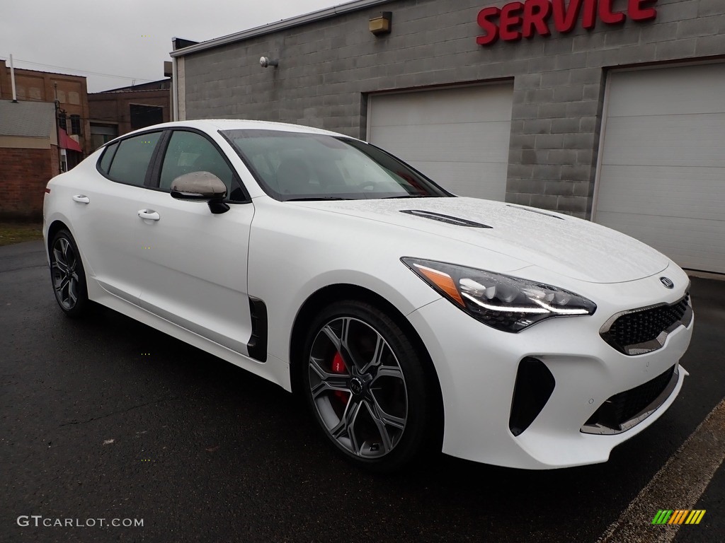Snow White Pearl 2020 Kia Stinger GT AWD Exterior Photo #136981270