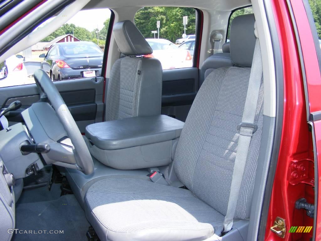 2007 Ram 1500 SXT Quad Cab - Inferno Red Crystal Pearl / Medium Slate Gray photo #11