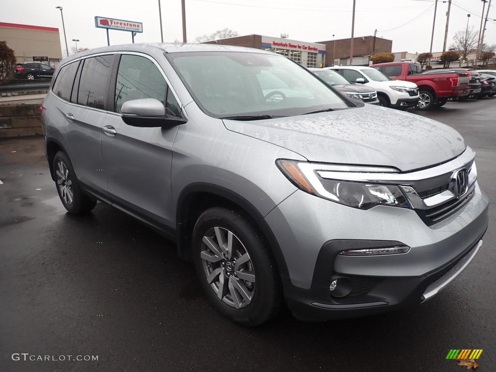 Lunar Silver Metallic 2020 Honda Pilot EX-L AWD Exterior Photo #136982929