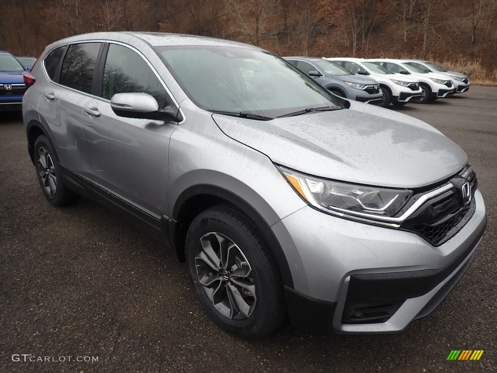 2020 CR-V EX AWD - Lunar Silver Metallic / Black photo #5