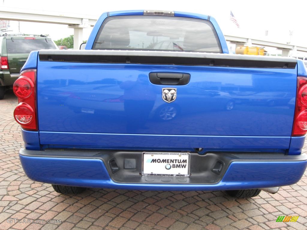 2007 Ram 1500 ST Regular Cab - Electric Blue Pearl / Medium Slate Gray photo #6