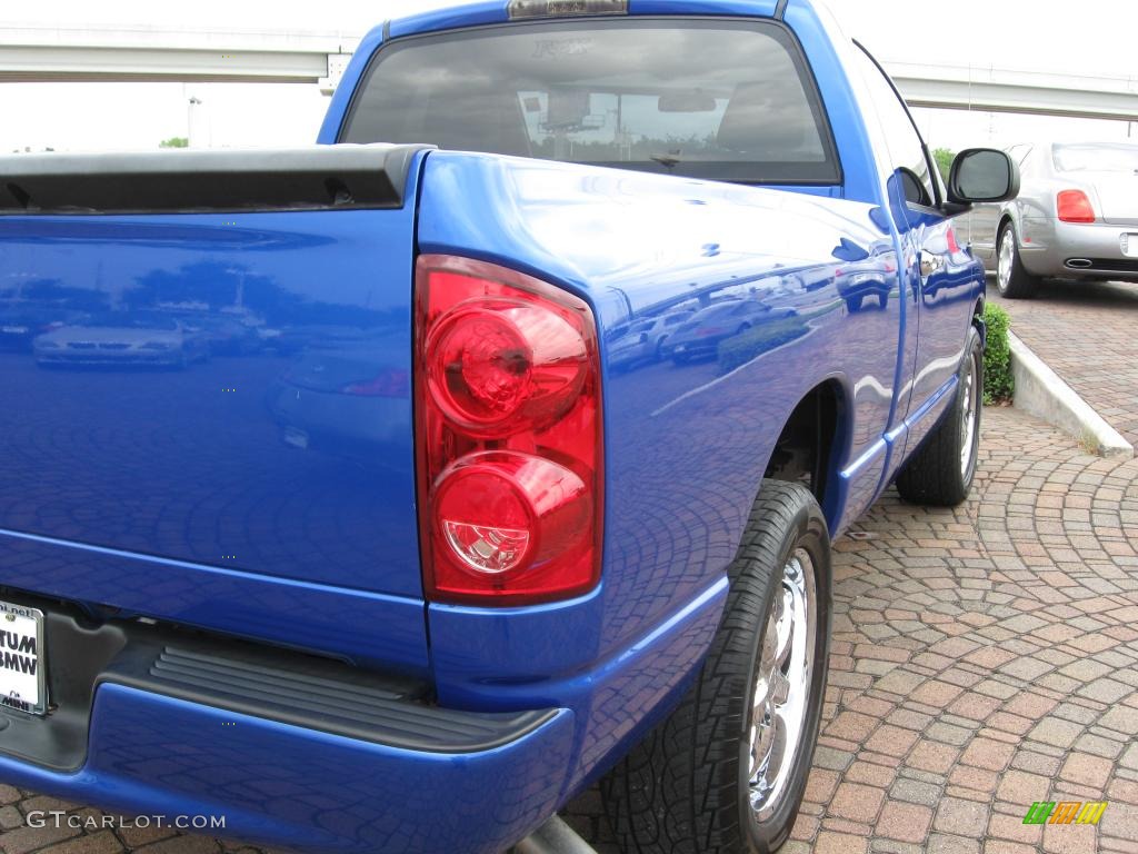 2007 Ram 1500 ST Regular Cab - Electric Blue Pearl / Medium Slate Gray photo #7