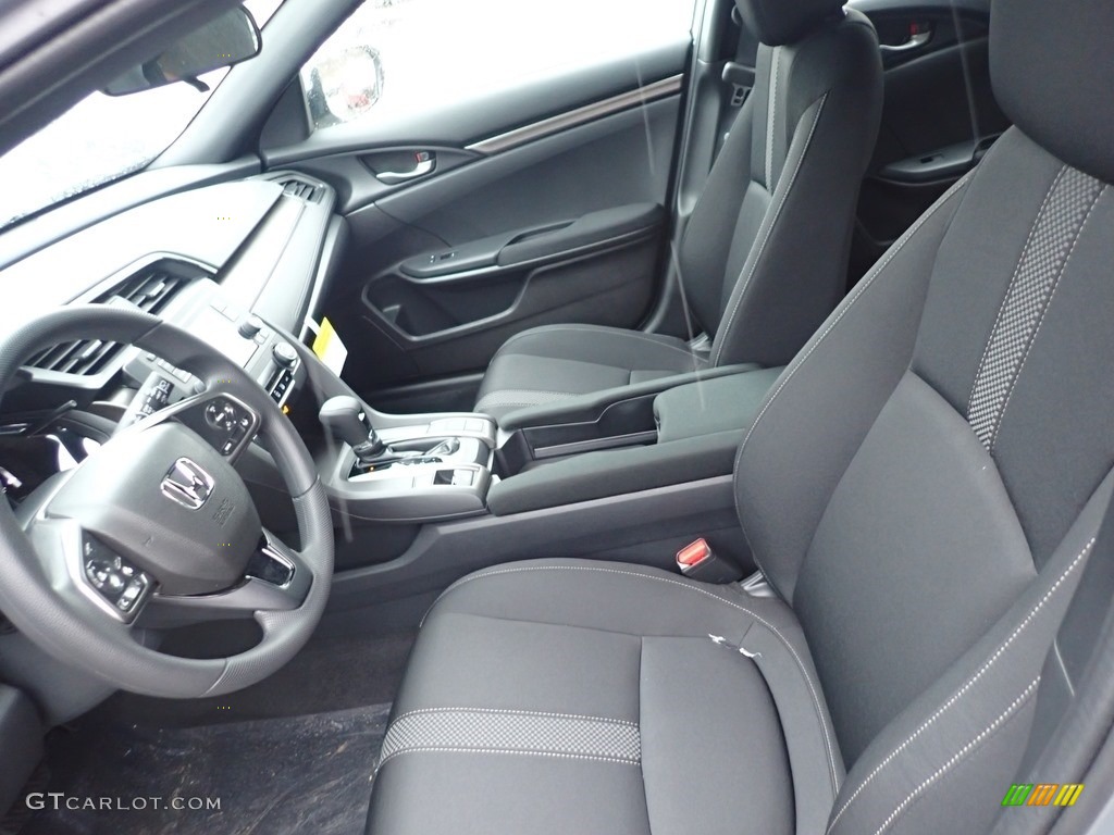 2020 Honda Civic LX Hatchback Front Seat Photo #136984546