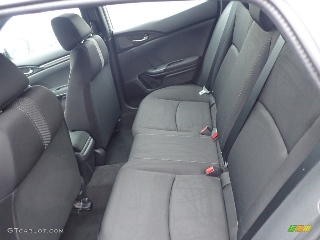 2020 Civic LX Hatchback - Lunar Silver Metallic / Black photo #10
