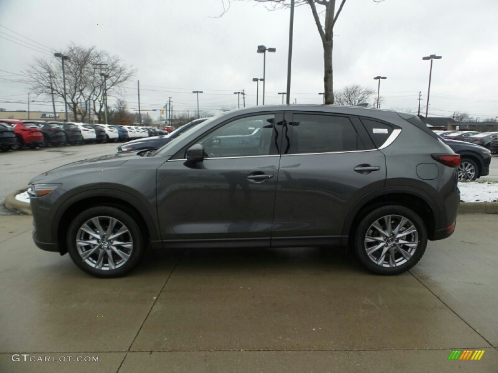 Machine Gray Metallic 2020 Mazda CX-5 Grand Touring AWD Exterior Photo #136984876