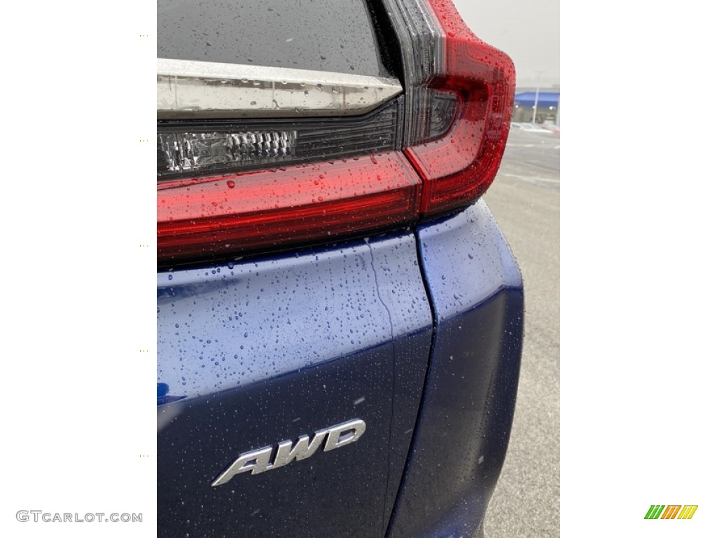 2020 CR-V EX AWD - Obsidian Blue Pearl / Gray photo #22
