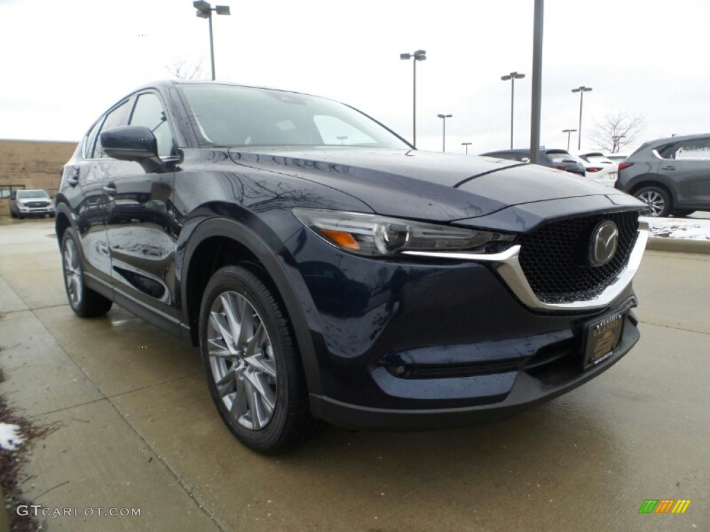 2020 CX-5 Grand Touring AWD - Deep Crystal Blue Mica / Black photo #1