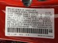 R513: Rallye Red 2020 Honda Civic Sport Sedan Color Code