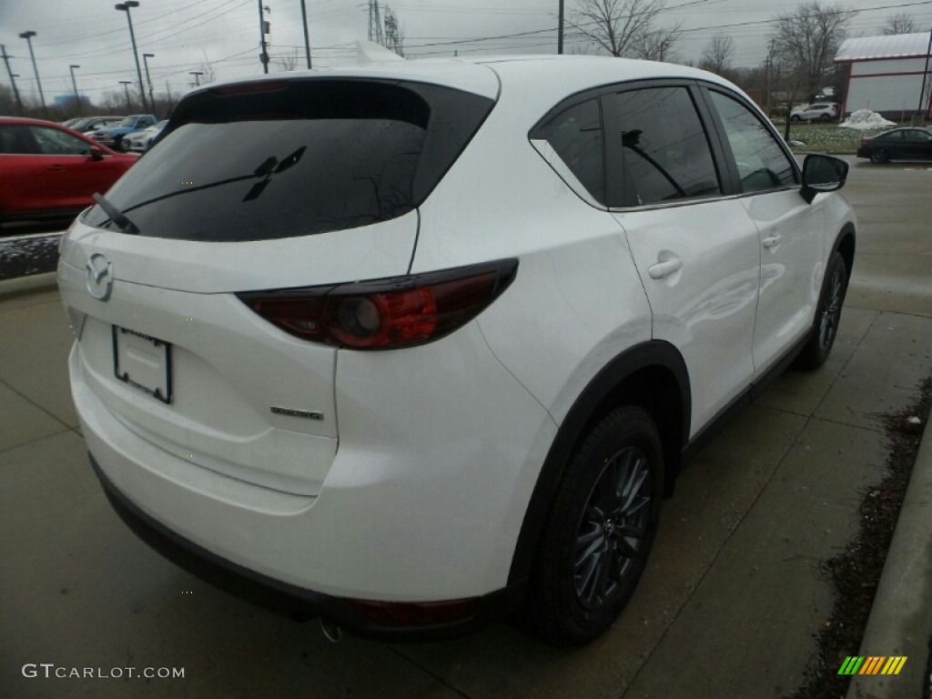 2020 CX-5 Touring AWD - Snowflake White Pearl / Black photo #7