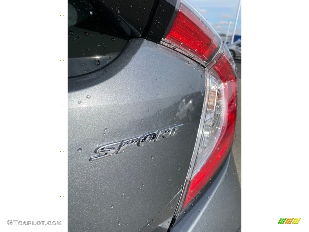 2020 Civic Sport Hatchback - Polished Metal Metallic / Black photo #22