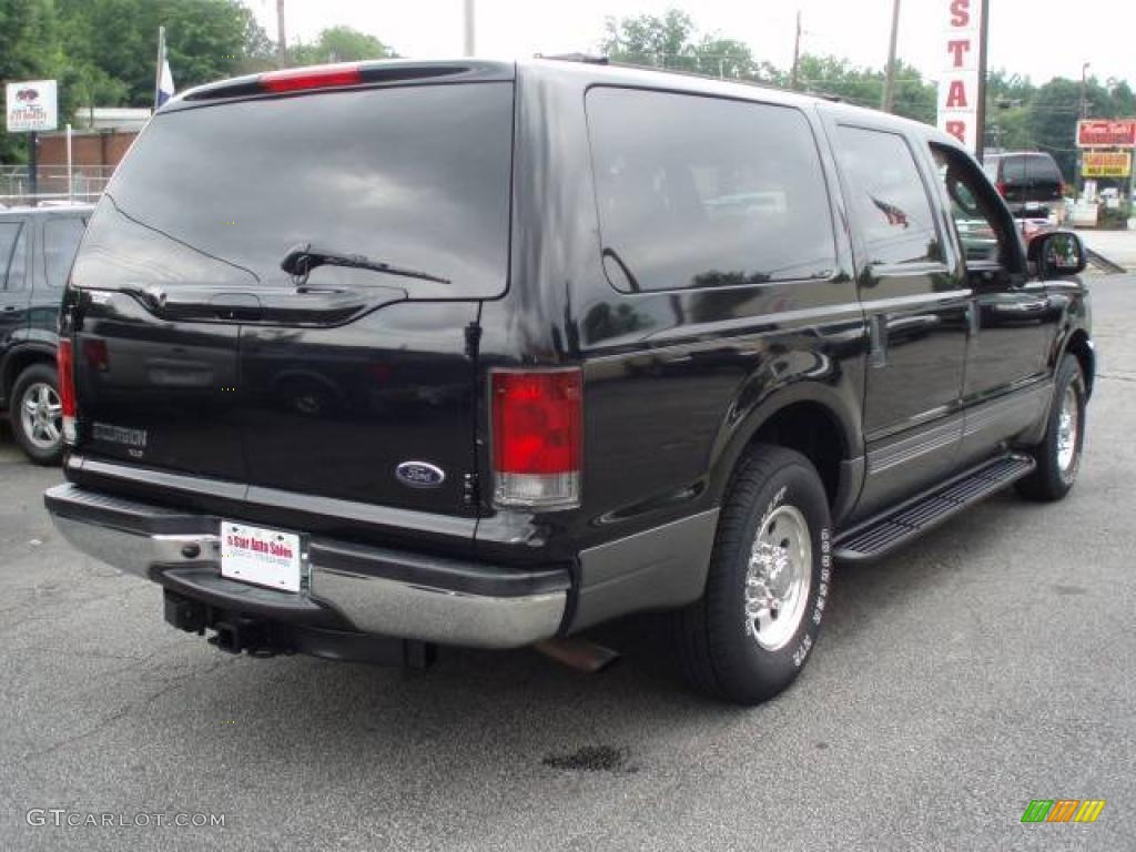 2003 Excursion XLT - Black / Medium Flint photo #4