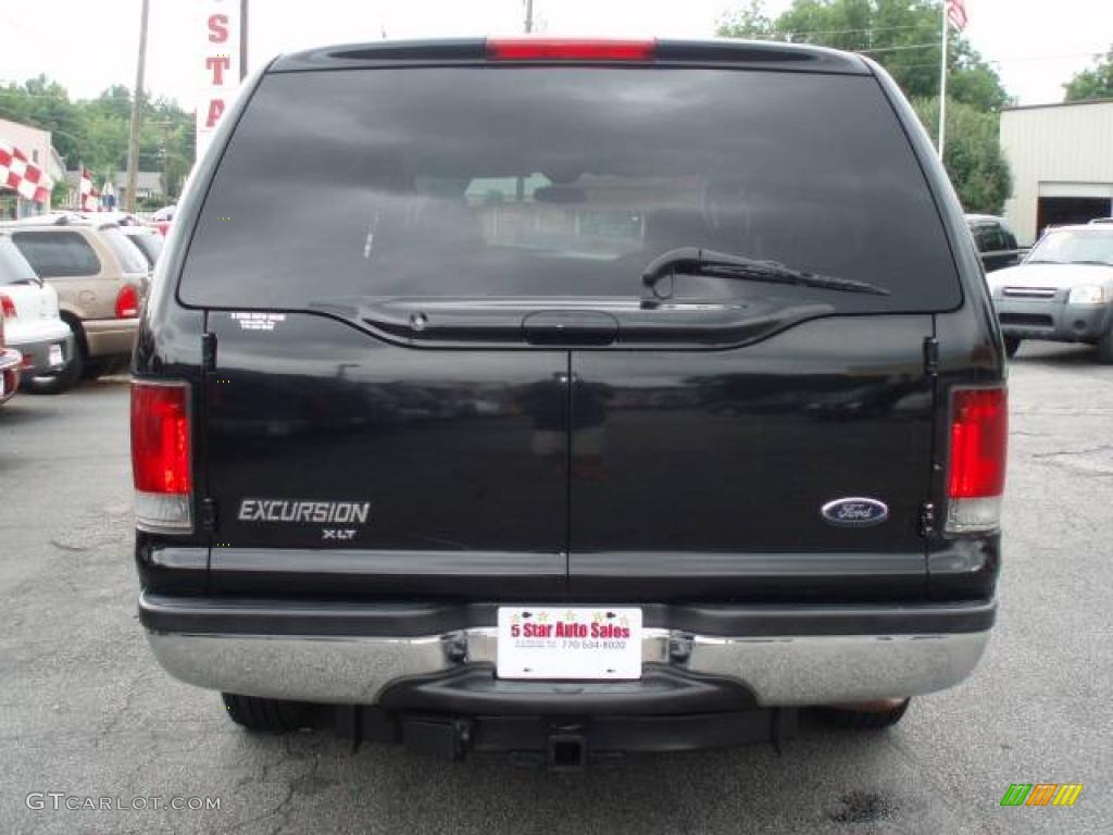 2003 Excursion XLT - Black / Medium Flint photo #5