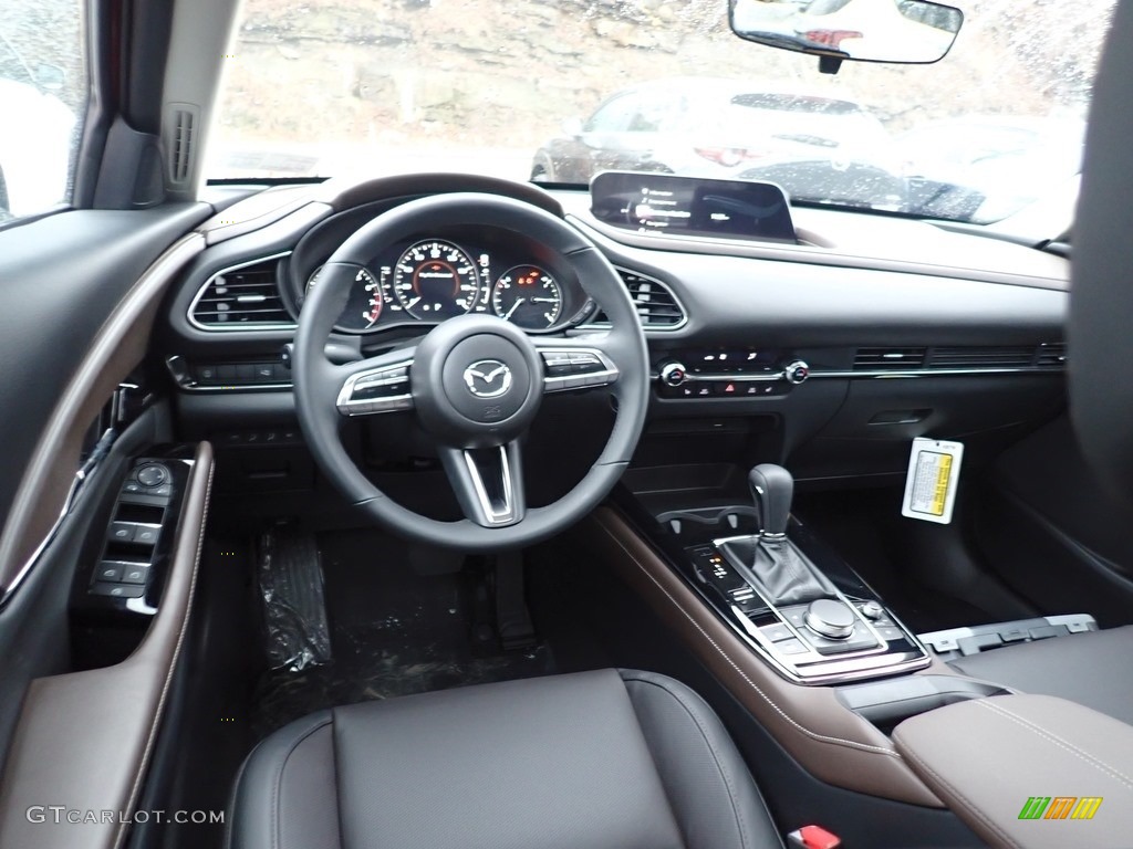 2020 Mazda CX-30 Premium AWD Black Dashboard Photo #136988563
