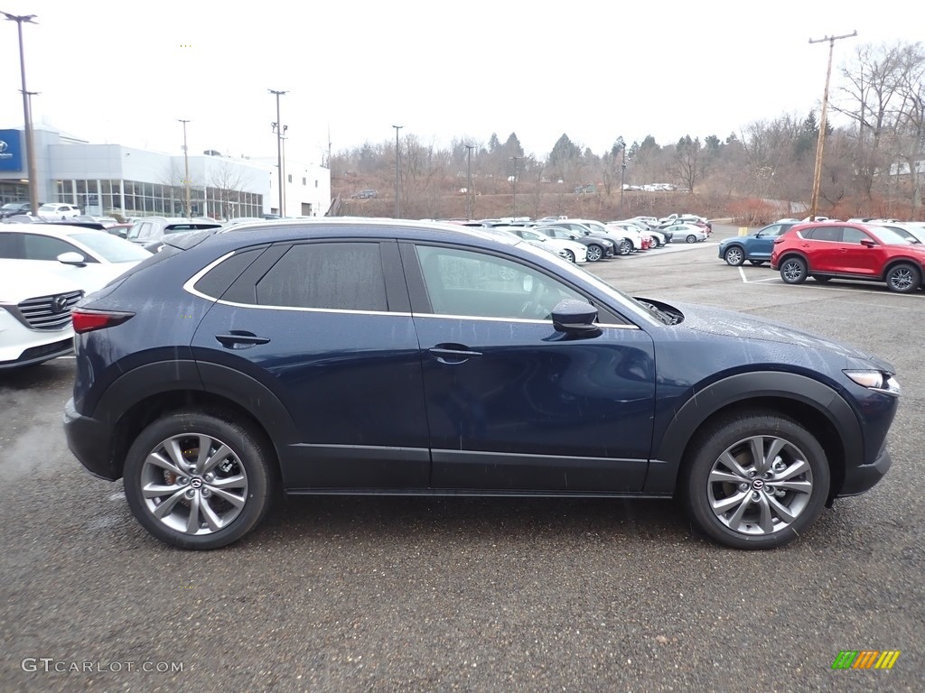 Deep Crystal Blue Mica 2020 Mazda CX-30 Premium AWD Exterior Photo #136989097
