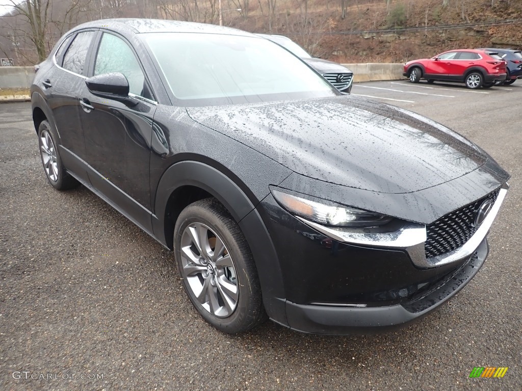 Jet Black Mica 2020 Mazda CX-30 Preferred AWD Exterior Photo #136989535